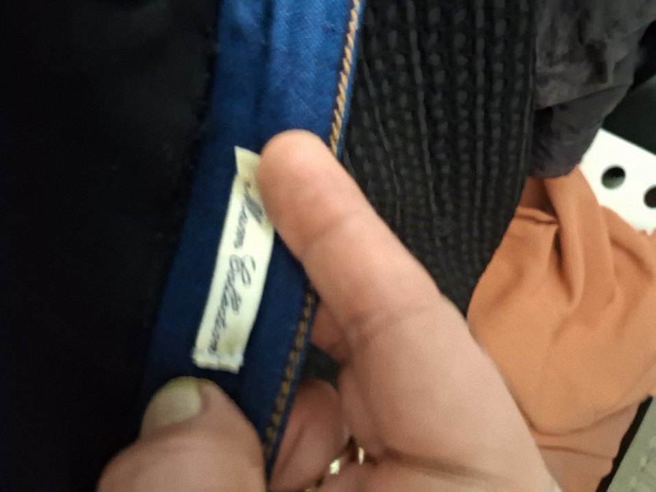 Mavi Hamile Kot Pantolon - Görsel 3