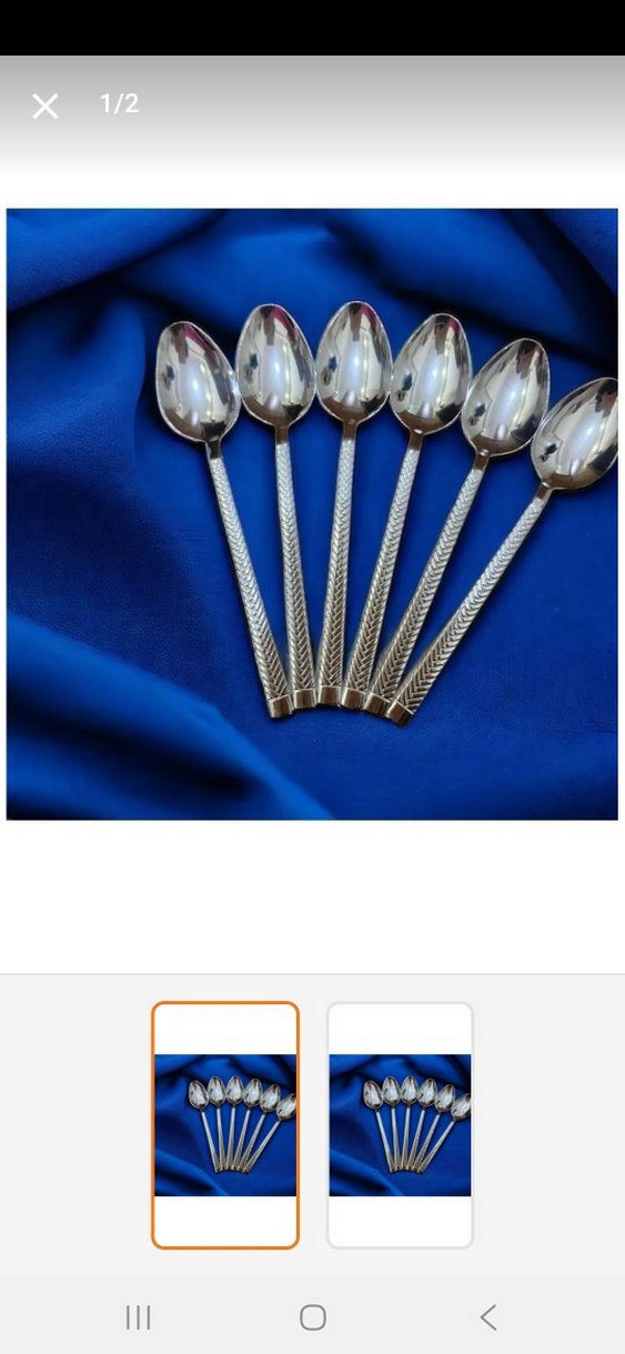 Gül Çelik 30 Parça Altın Renkli Çatal Kaşık Seti - Görsel 2