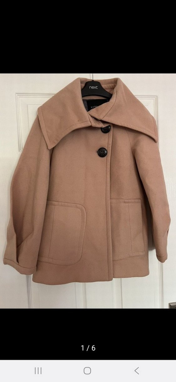 ZARA  Mini Düğmeli  Kaban 36 BEDEN S BEDEN - Görsel 2