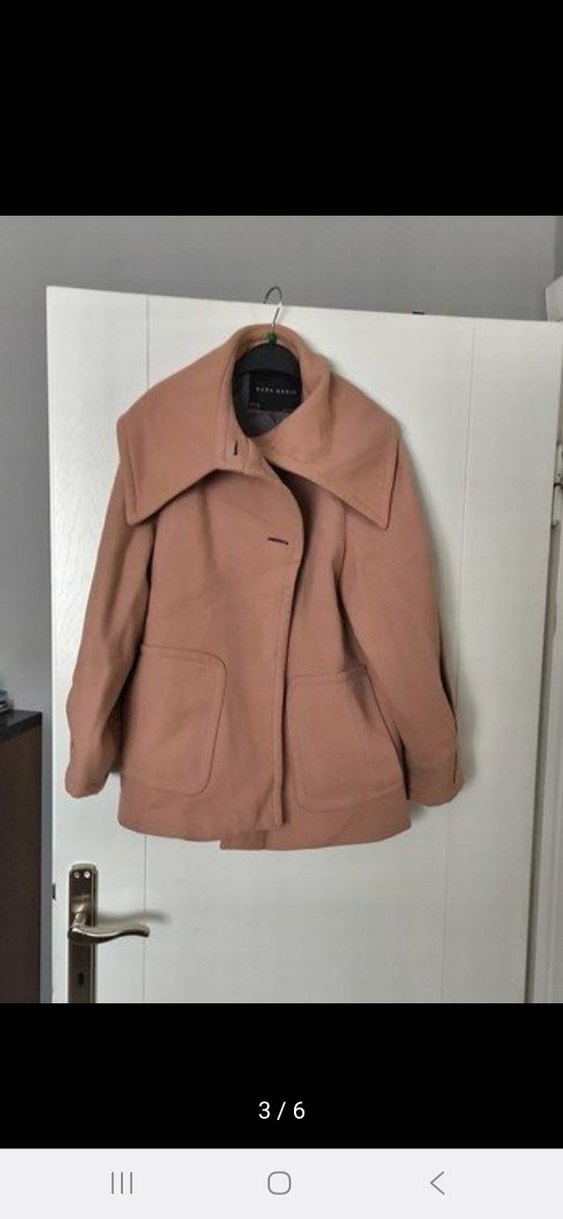 ZARA  Mini Düğmeli  Kaban 36 BEDEN S BEDEN - Görsel 3