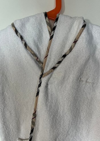 Beyaz Çocuk Bornoz - Görsel 4