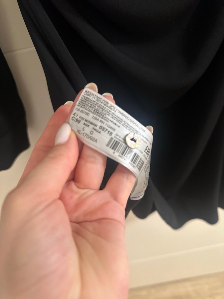 Çok iyi durumda -Zara Siyah Elbise - Görsel 5