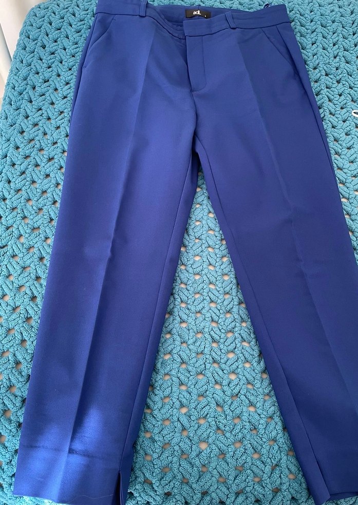 ADL Mavi Kadın Kumaş Pantolon - Görsel 3