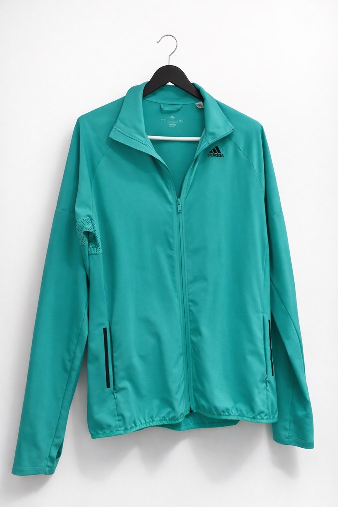 Adidas Turkuaz Kadın Spor Ceket - Görsel 2
