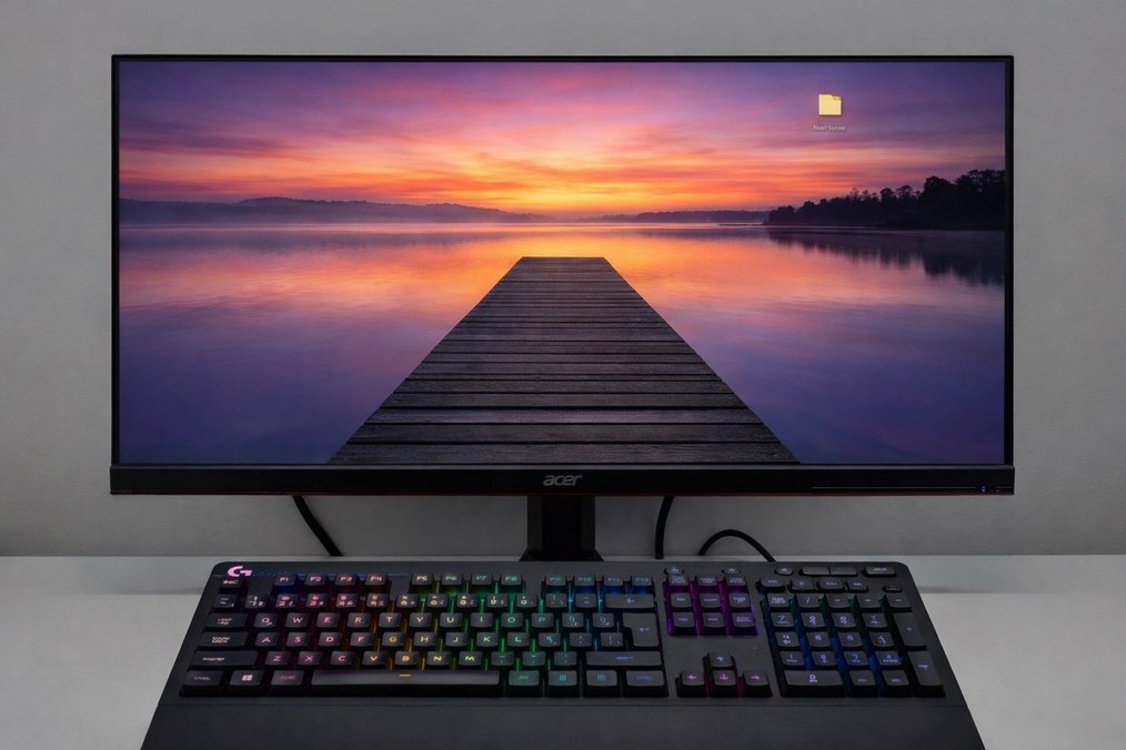 ACER 23.8 Full HD Gaming Monitör  75Hz / 1ms / IPS - Görsel 3