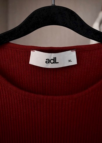 ADL Kırmızı Triko Kolsuz Bluz  XL - Görsel 3