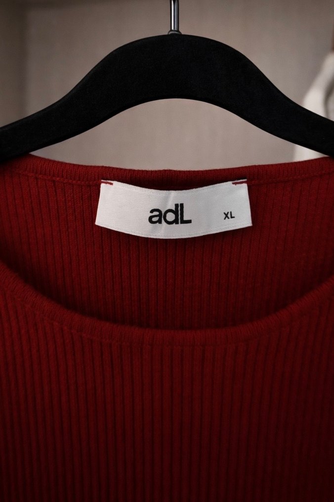 ADL Kırmızı Triko Kolsuz Bluz  XL - Görsel 3