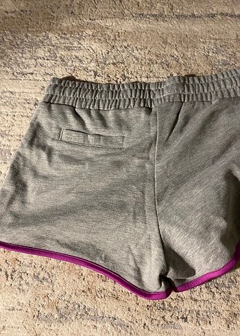 Gri Baskılı Kadın Mini Şort 2 tane - Görsel 5