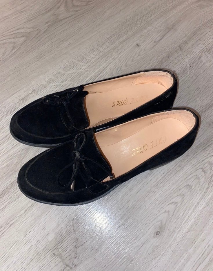 Siyah Kadın Ofis Bloğu Topuklu Babet - Görsel 3