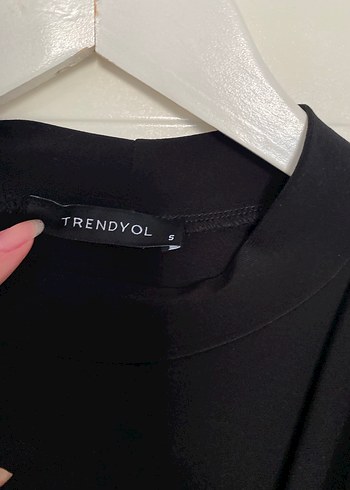 Kemerli Siyah Uzun Kadın Elbise - Görsel 4