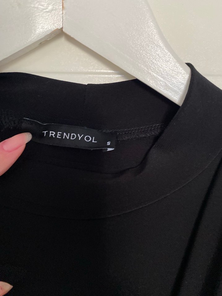 Kemerli Siyah Uzun Kadın Elbise - Görsel 4