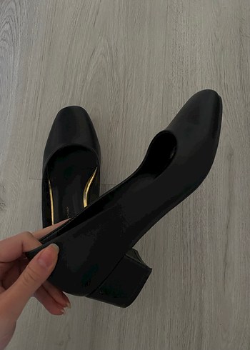 Kadın Siyah Klasik Topuklu - Görsel 4