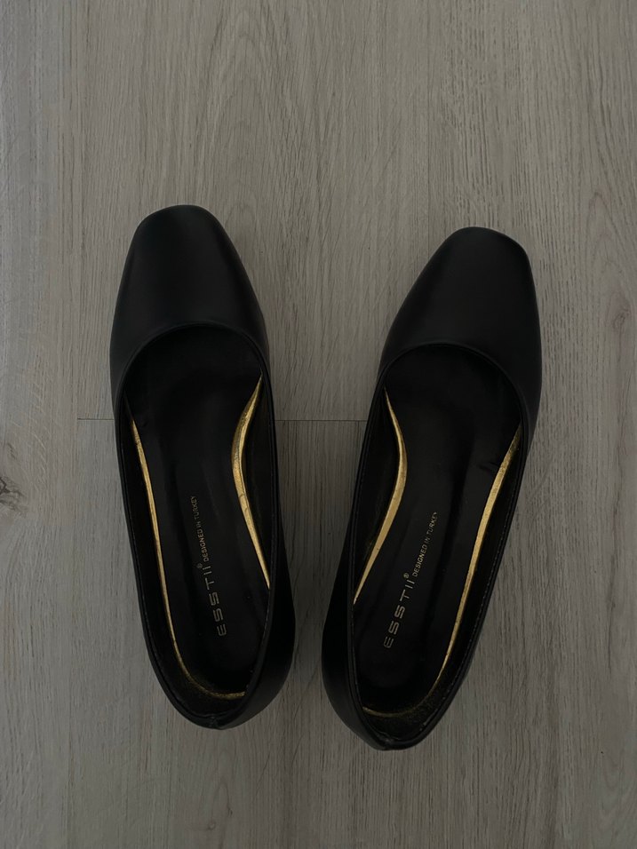 Kadın Siyah Klasik Topuklu - Görsel 3