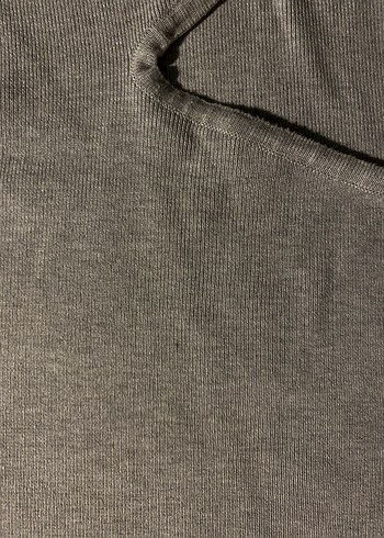 Gri Kolsuz dilvin bluz - Görsel 2