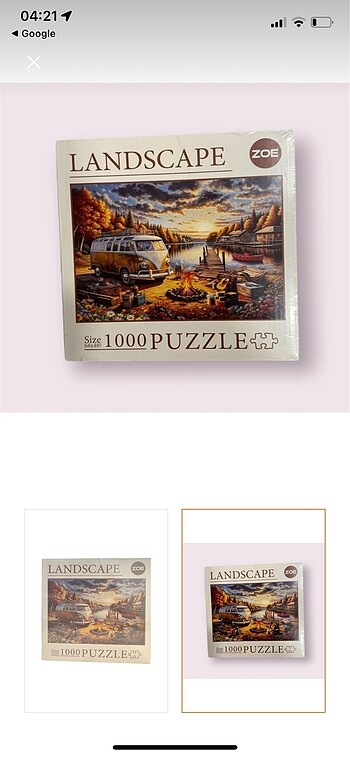 1000 parça doğa puzzle karavan - Görsel 2