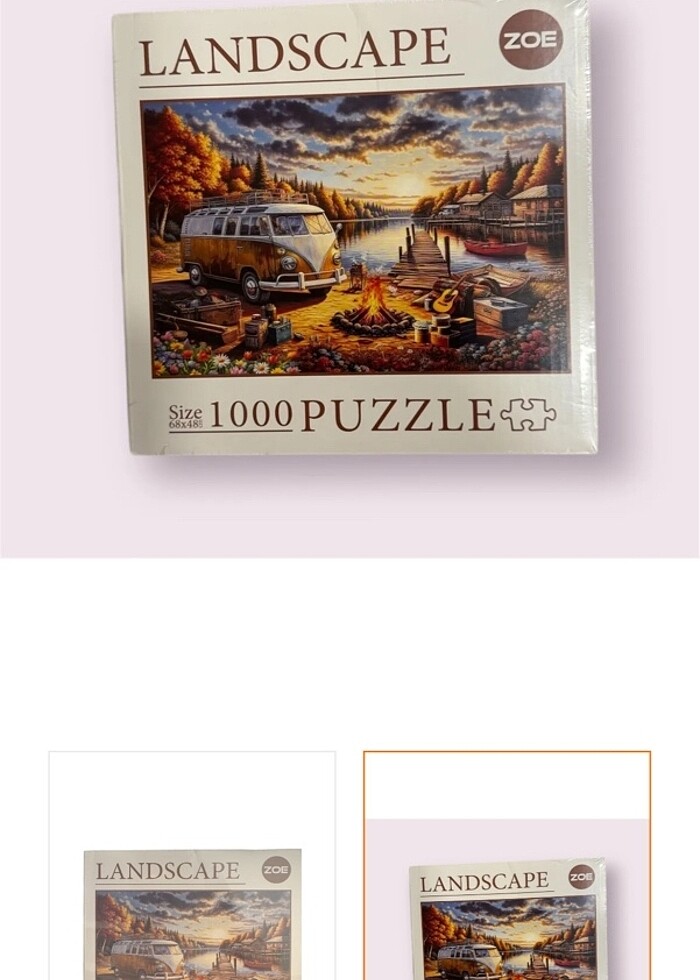 1000 parça doğa puzzle karavan - Görsel 2