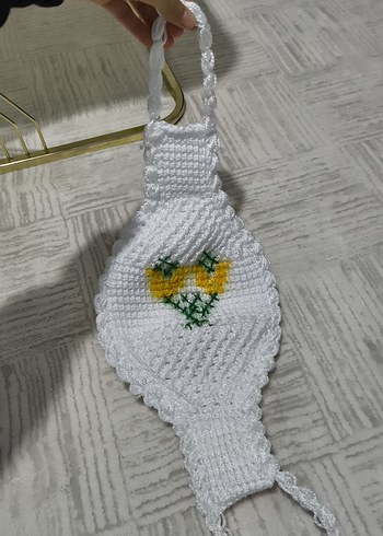 El Yapımı Nakışlı Banyo Lifi-Siirt Sırt İpi - Görsel 2