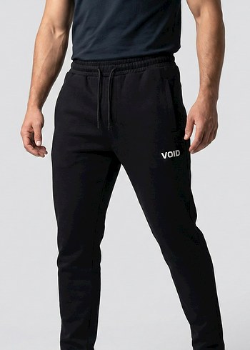 Siyah Rahat Kesim Void Kadın Eşofman Altı - Görsel 3