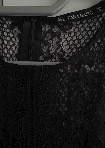 Zara Siyah Dantel  Kadın Elbise - Görsel 2