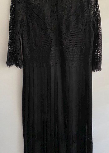 Zara Siyah Dantel  Kadın Elbise - Görsel 4