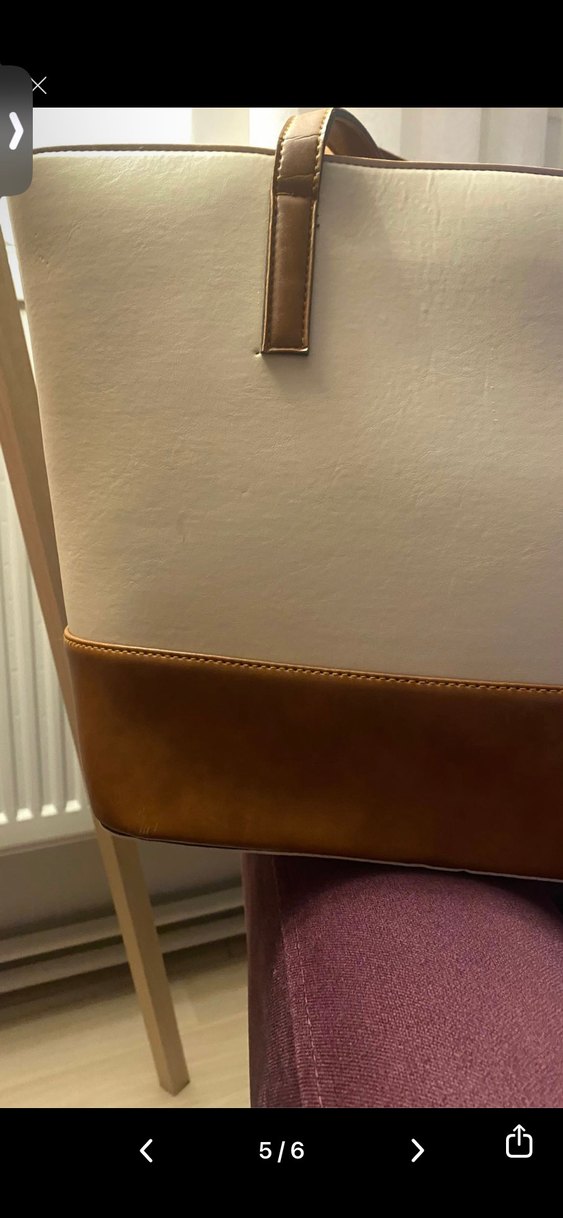 Bej Kadın Omuz Çantası - Görsel 4