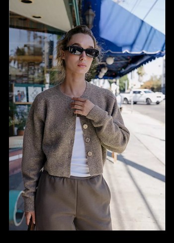 Yumuşak triko hırka - Görsel 3