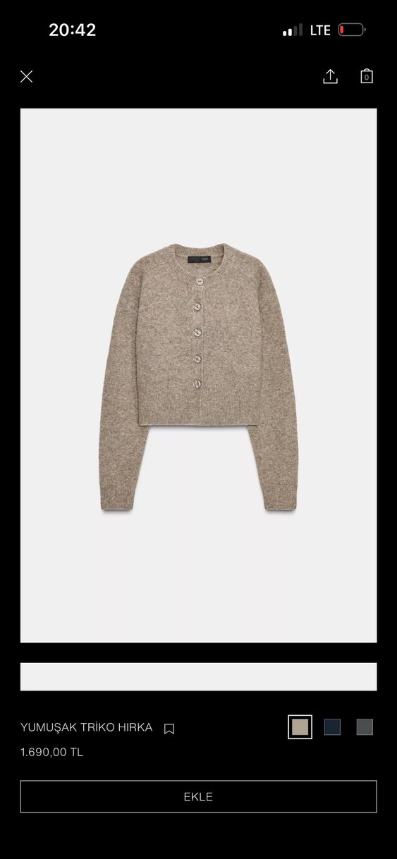 Yumuşak triko hırka - Görsel 5