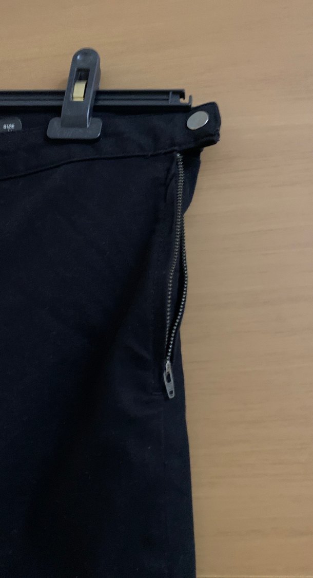 Kadın Siyah Midi DenimPantolon - Görsel 3