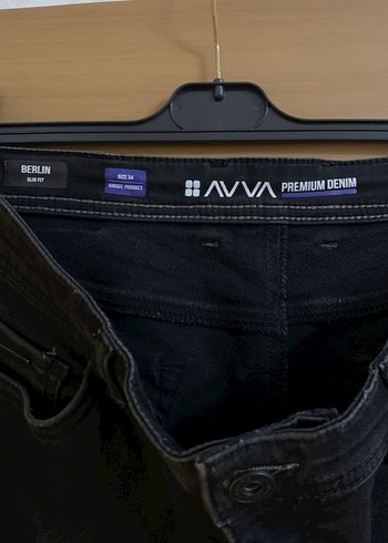 Erkek Siyah Denim Pantolon - Görsel 2