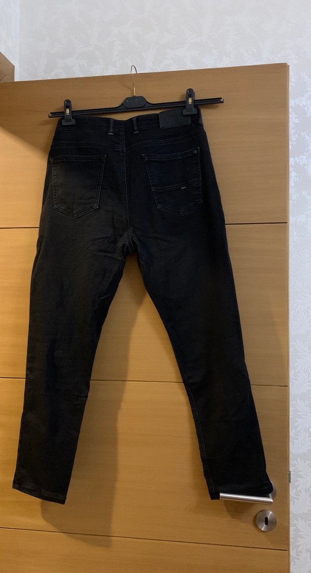 Erkek Siyah Denim Pantolon - Görsel 3