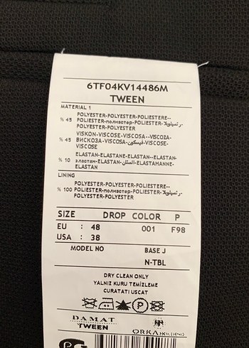 Düğmeli Siyah Erkek Ofis Takım Elbise Ceketi - Görsel 4