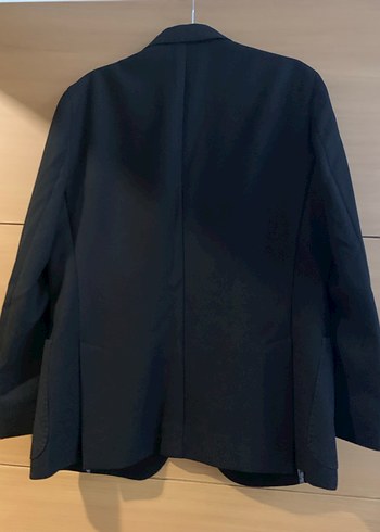 Düğmeli Siyah Erkek Ofis Takım Elbise Ceketi - Görsel 3