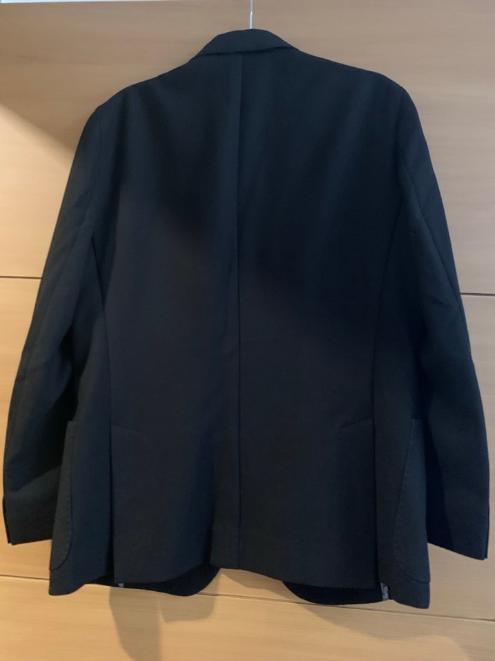 Düğmeli Siyah Erkek Ofis Takım Elbise Ceketi - Görsel 3