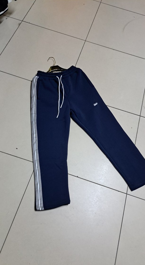 Lacivert Çizgili Erkek Eşofman Altı - Görsel 2