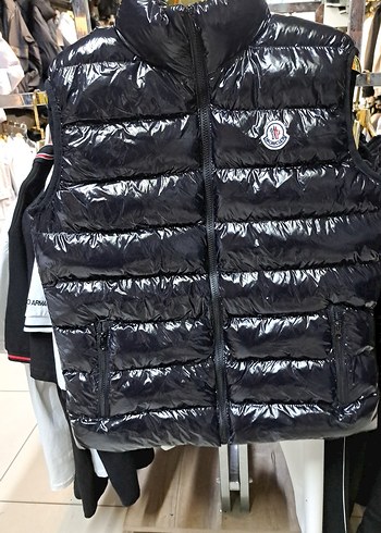 Erkek Siyah Parlak Kısa Şişme Yelek bedenleri vardır - Görsel 2