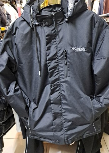 Columbia Siyah Kapüşonlu Erkek Mont bedenleri vardır - Görsel 3
