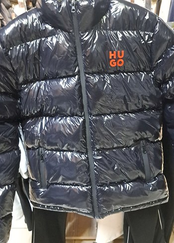 Siyah Kapitone Erkek Mont - HUGO bedenleri vardır - Görsel 2