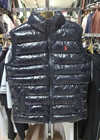 Erkek Siyah Kısa Parlak Şişme Yelek bedenleri vardır - Görsel 2