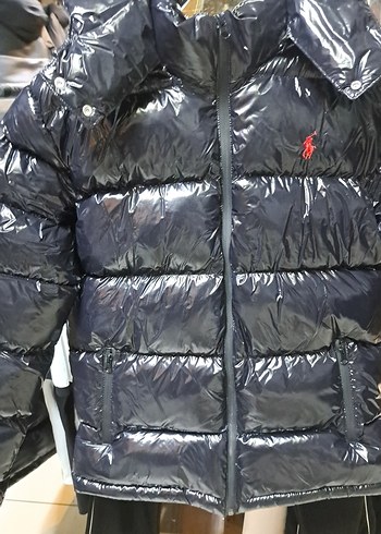 Erkek Siyah Parlak Kısa Mont bedenleri vardır - Görsel 2