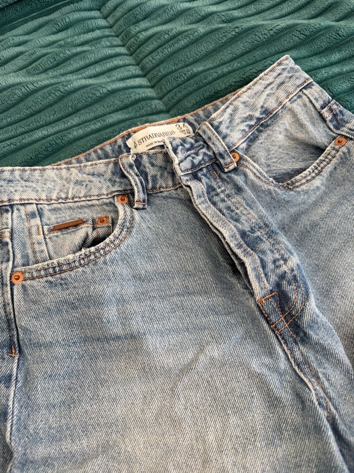 Stradivarius Jean/Kot Pantolon - Görsel 4