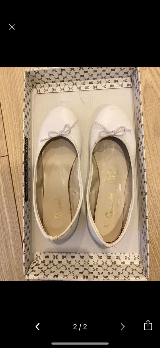 Beyaz Kız Çocuk Babet Ayakkabı - Görsel 2