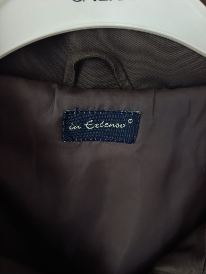 Düz Kahverengi Uzun Kadın Ceket - Görsel 2