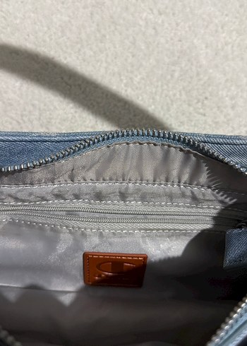 Champion Gri Denim Tokalı Kadın El Çantası - Görsel 3