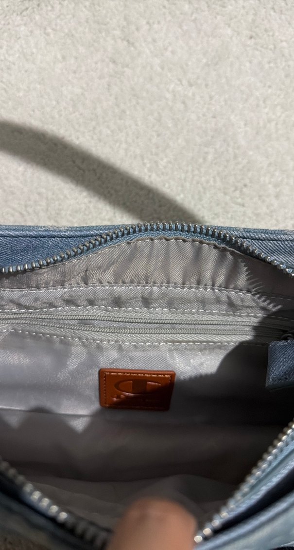 Champion Gri Denim Tokalı Kadın El Çantası - Görsel 3