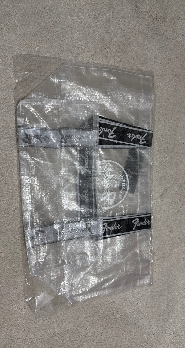 Gri Desenli Fender unisex çanta - Görsel 2