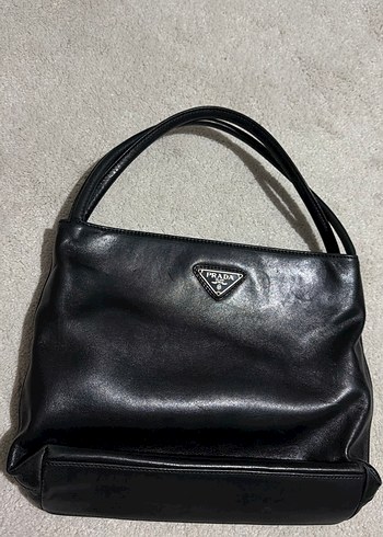 Prada Siyah Deri Kadın Çanta - Görsel 2