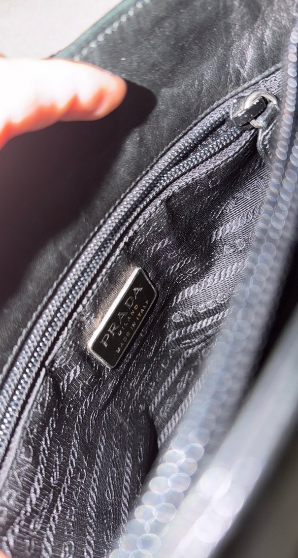 Prada Siyah Deri Kadın Çanta - Görsel 3