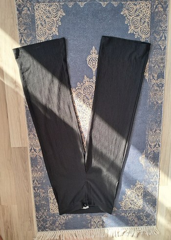 Siyah Pilili Kadın Kumaş Pantolon - Görsel 2