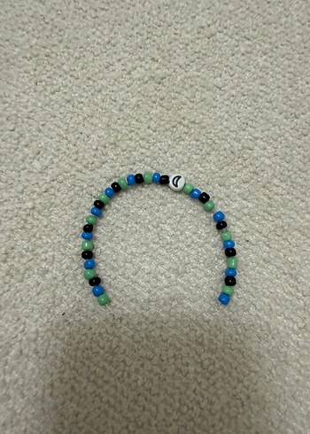 Turkuaz Boncuklu Kadın Bileklik - Görsel 2