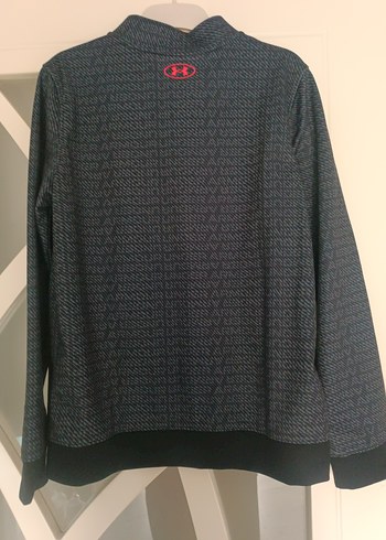 Under Armour 13 yaş Çocuk Gri Yüksek Yakalı Fermuarlı Ceket - Görsel 2